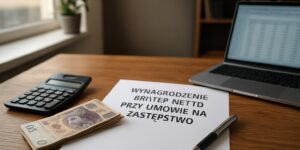 Wynagrodzenie brutto netto przy umowie na zastępstwo