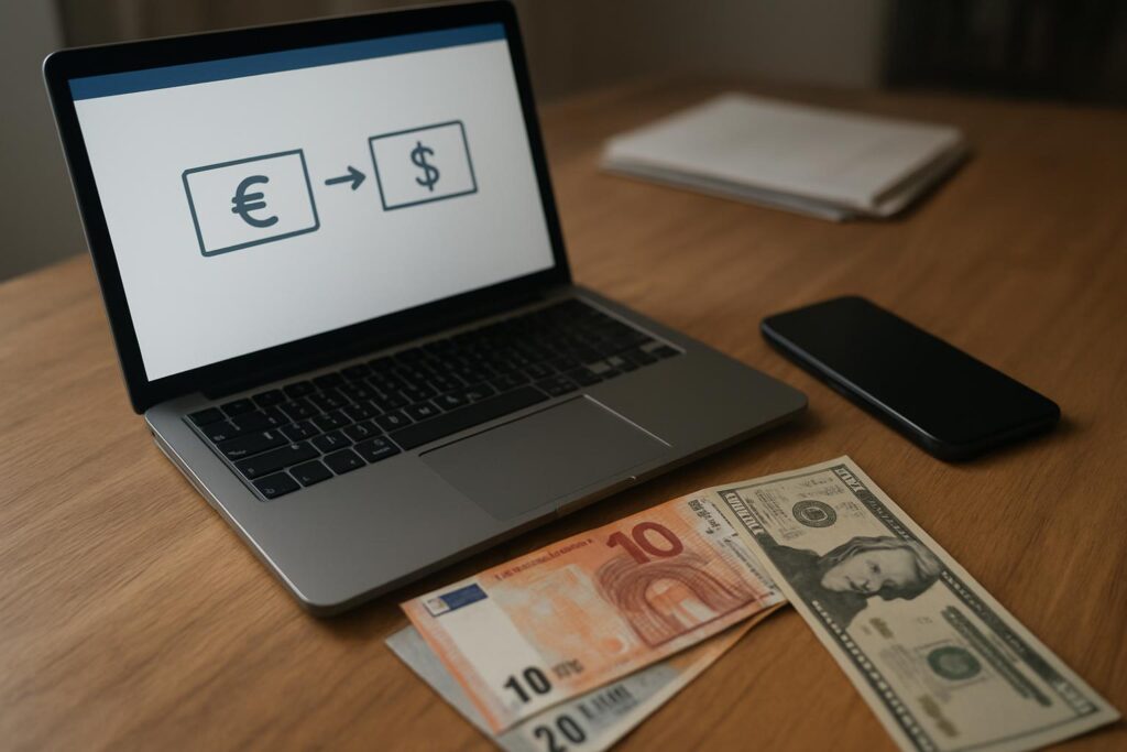 Przelewy bankowe między różnymi walutami